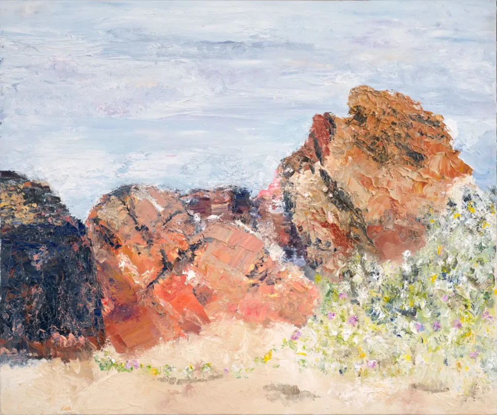 Boulders on Munster Beach Port Edward KwaZulu Natal, South Africa | 50cm x 75 cm Oil on Canvas