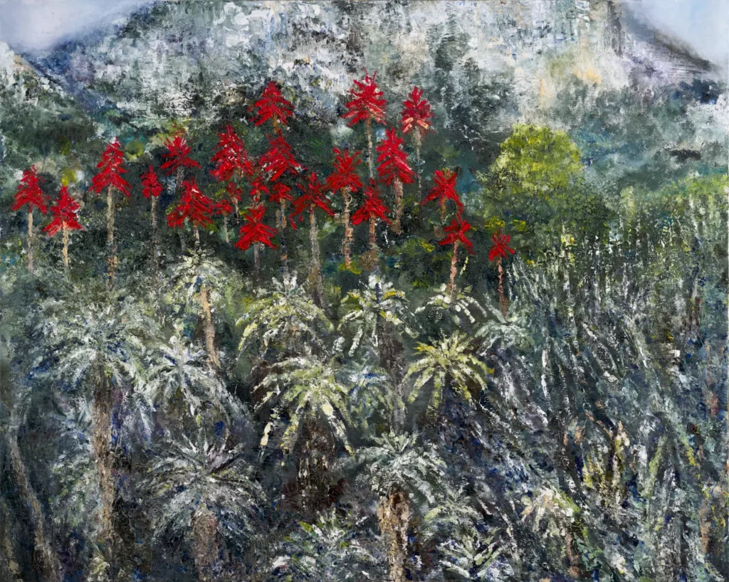 Kirstenbosch Botanical Gardens, Cape Town, South Africa, Oil on canvas, 150cm x 120cm