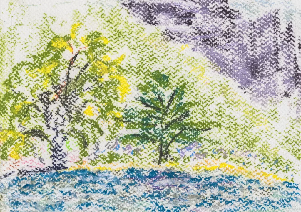 Stark Conde, Stellenbosch, South Africa | Pastel on paper | 13 December 2024